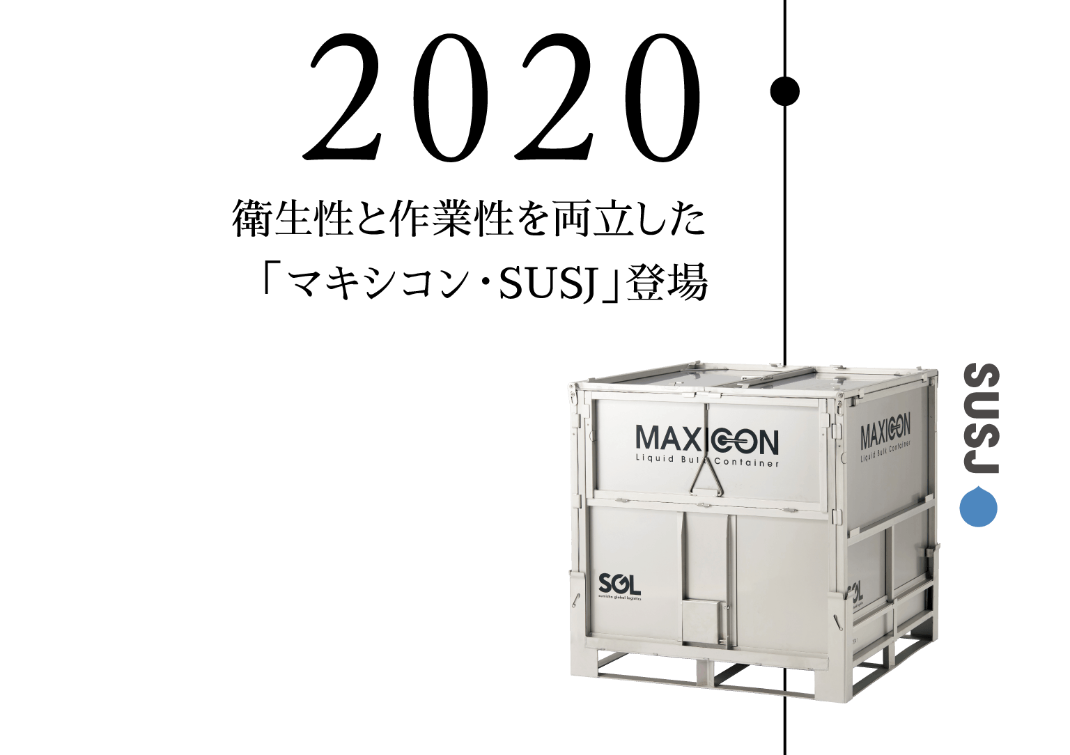 2020 衛生性と作業性を両立した「マキシコン・SUSJ」登場